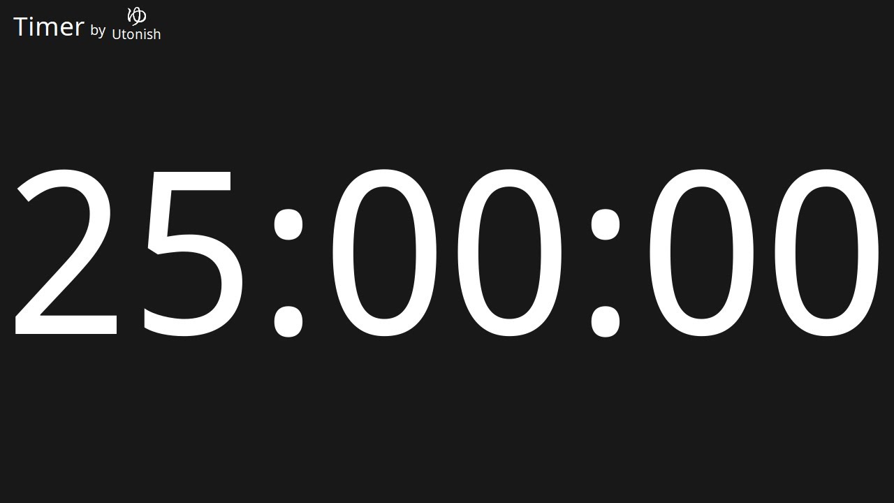 25 Hour Countdown Timer