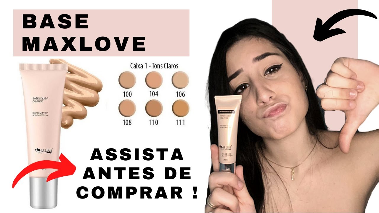 RESENHA DA BASE DE ALTA COBERTURA MAX LOVE, &Eacute; BOA? EU TESTEI ! ASSISTA!