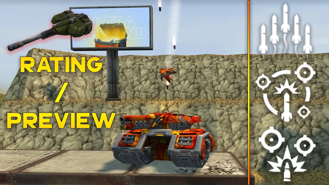 Tanki Online | Rating / Preview New Alterations For Scorpion Turret!