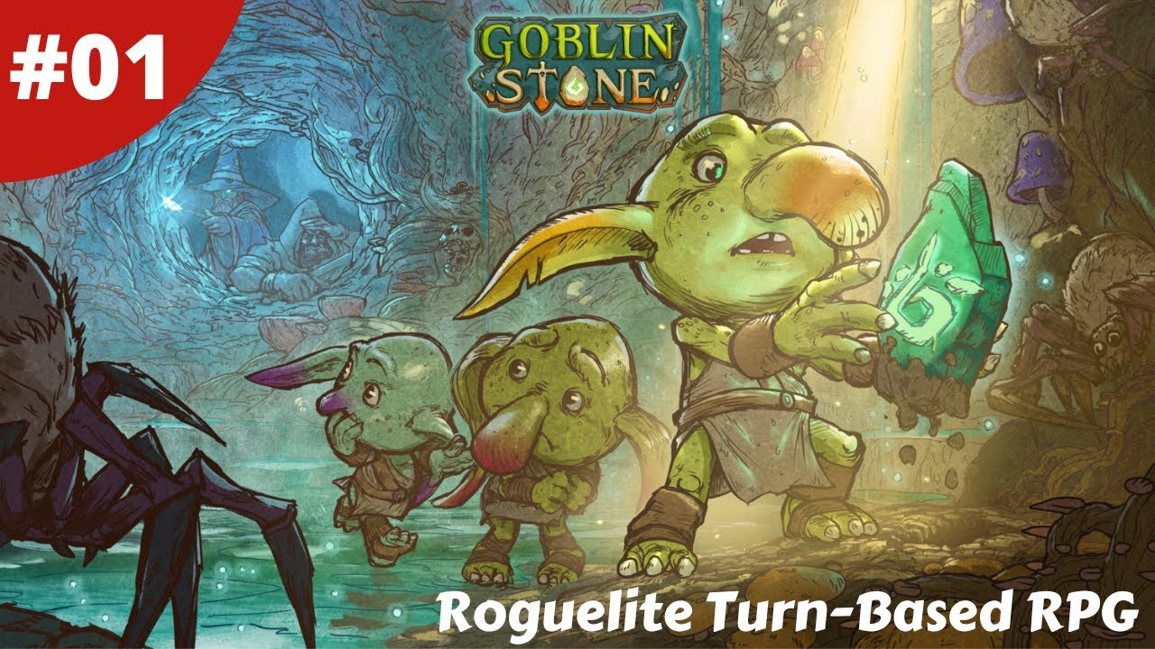 Turn-Based Roguelite RPG Adventure Help Goblins Rebuild Their Lair - Goblin Stone - #01 - Gameplay
