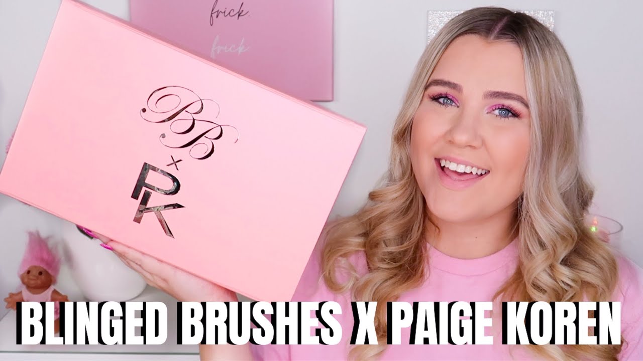 BLINGED BRUSHES X PAIGE KOREN COLLECTION REVEAL!!!