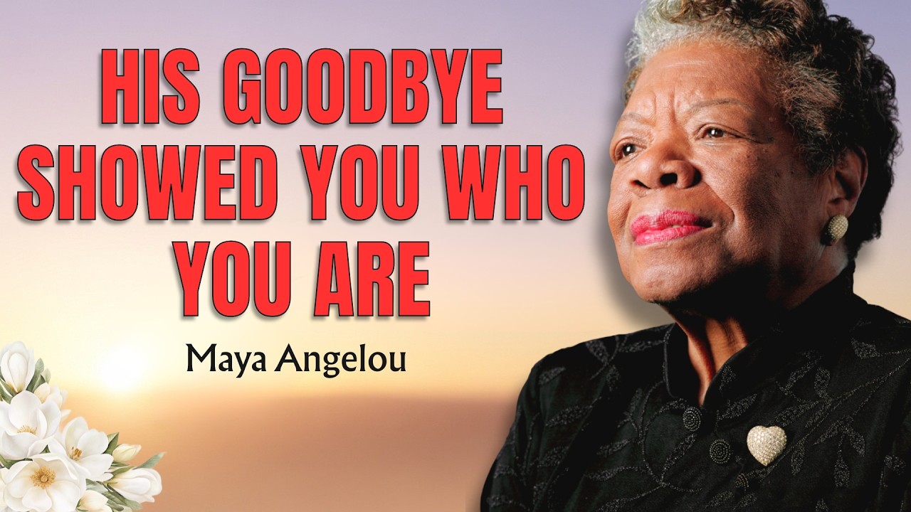 When love leaves suddenly, it’s your new beginning arriving without warning | Maya Angelou