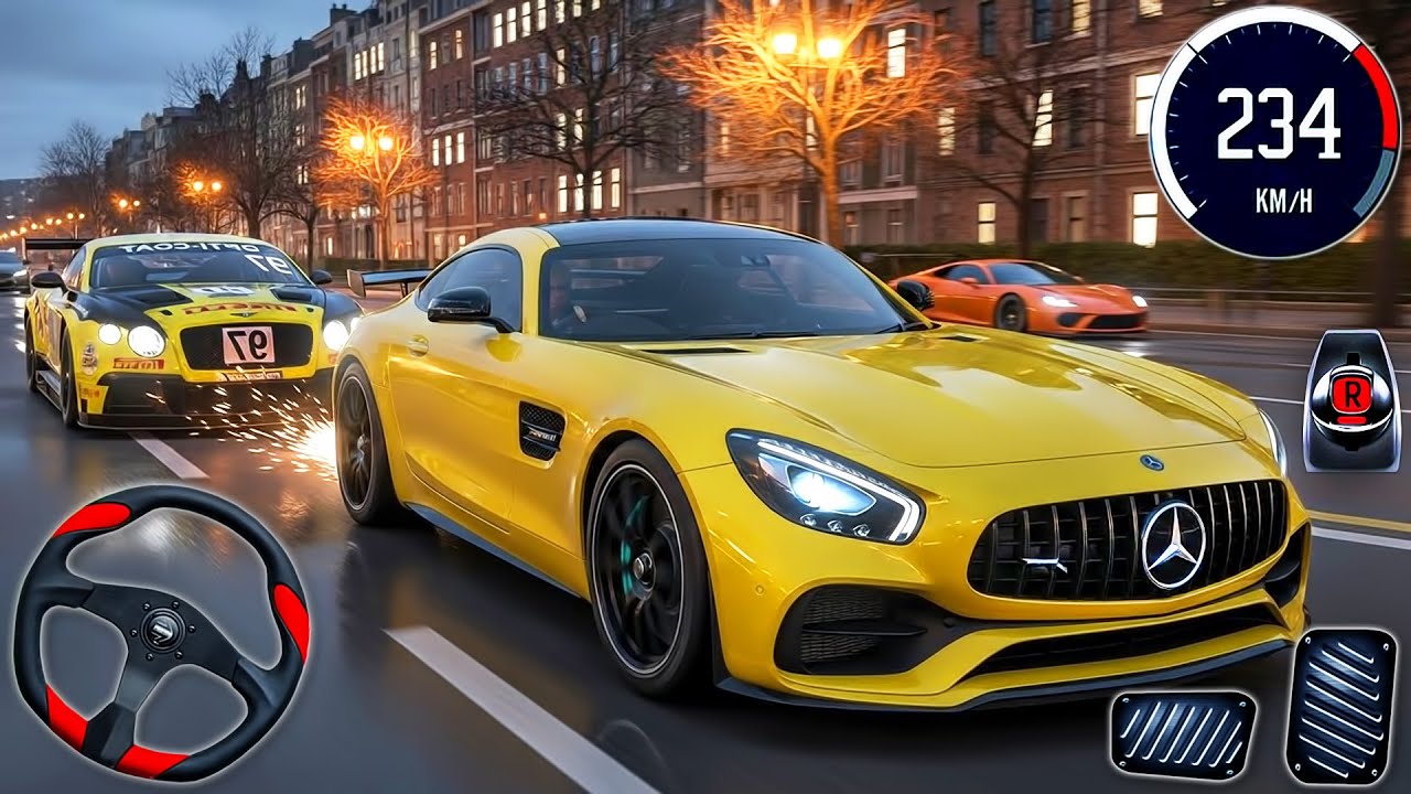 Car Mercedes AMG GT Coupe Race : Forza Horizon 4 Simulator - Impossible Car Drive - PC GamePlay #5
