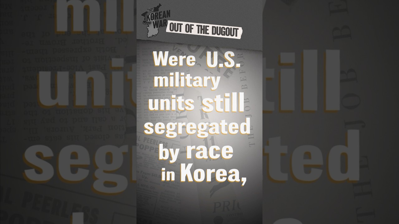 Segregated or Integrated? Black Soldiers in the Korean War #OOTD #shorts