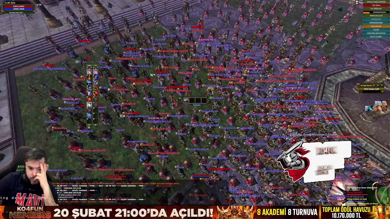 🏆#KO4FUN   🔥BP Priest takılmaca🔥NEMESİS🔥#KnightOnline 🔥 #PvPServer🔥Zio⚔️