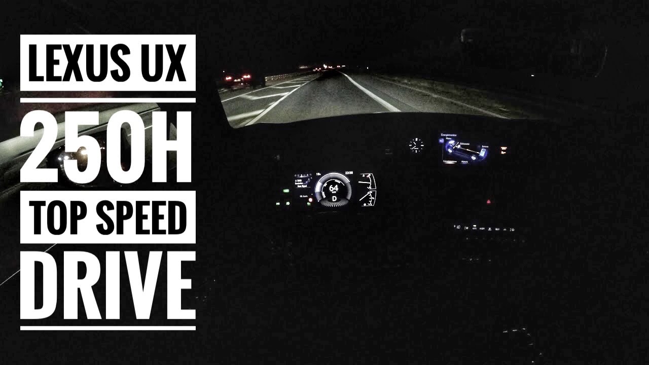 Lexus UX 250H (2020) | POV Drive on German Autobahn - Top speed drive