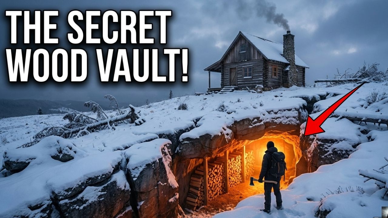 He Built a Secret Firewood Vault Under His Cabin… and Out survived the Storm