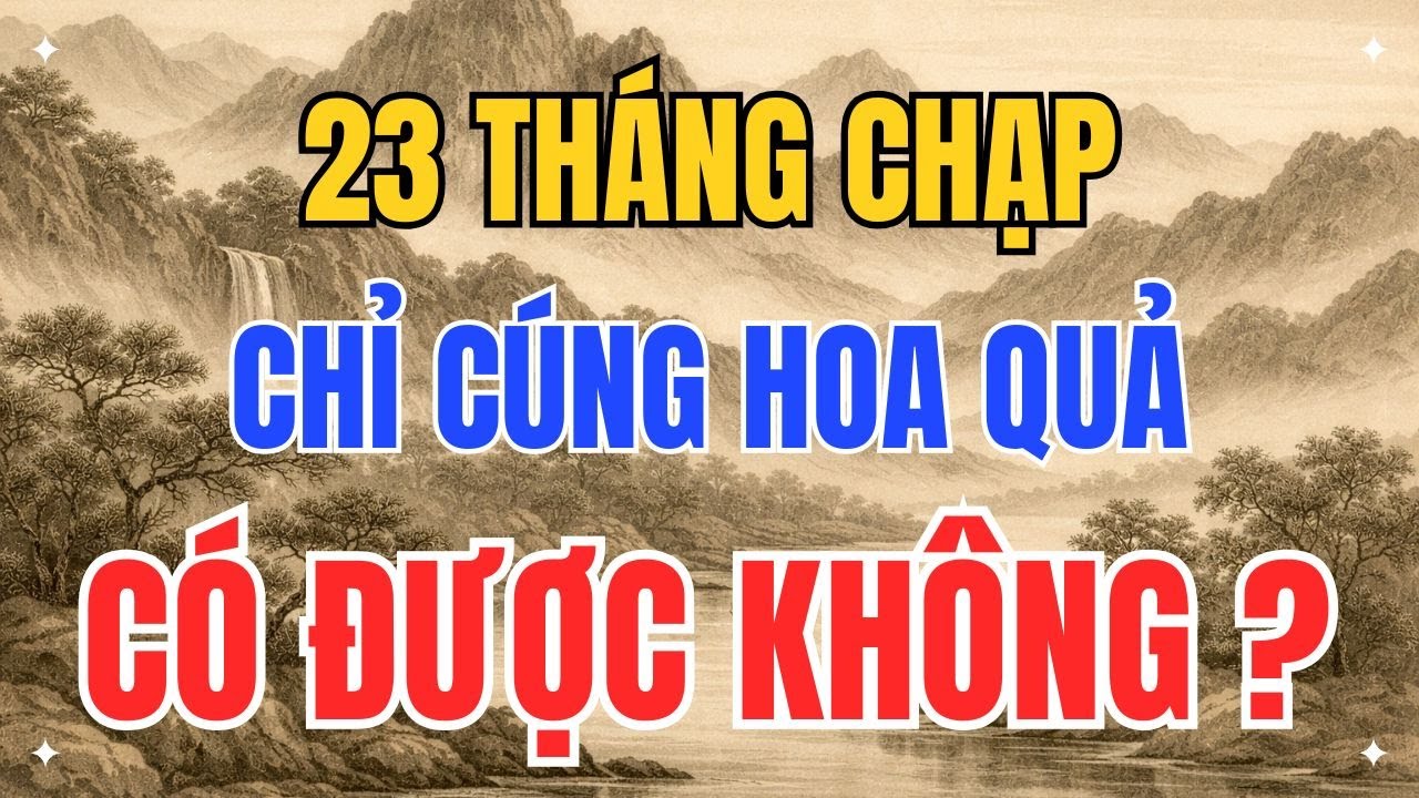 23 Tháng Chạp Chỉ Cúng Hoa Quả? Cẩn Thận Mất Lộc Cả Năm Mà Không Biết