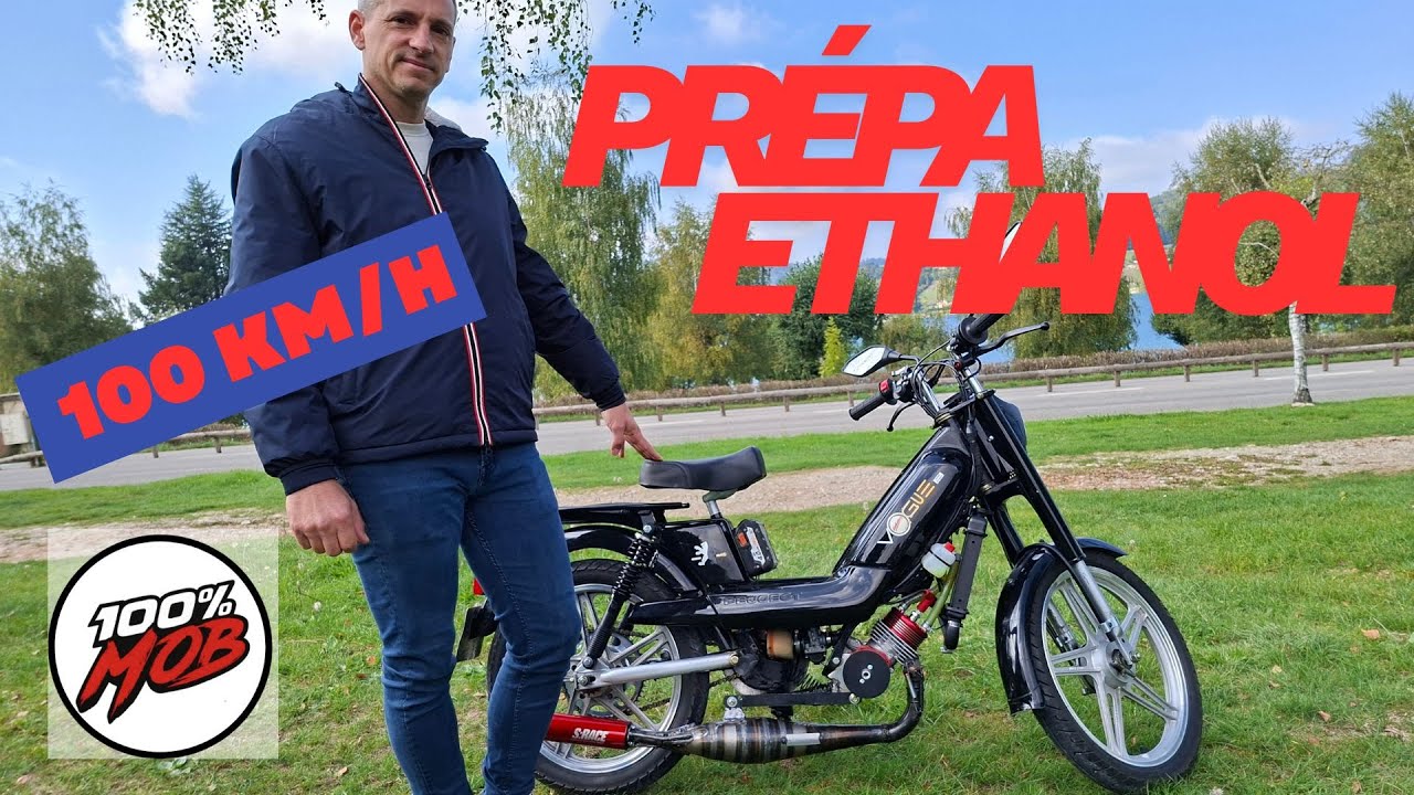 Sa MOB prépa 100 km/h 😱 roule à l'Ethanol