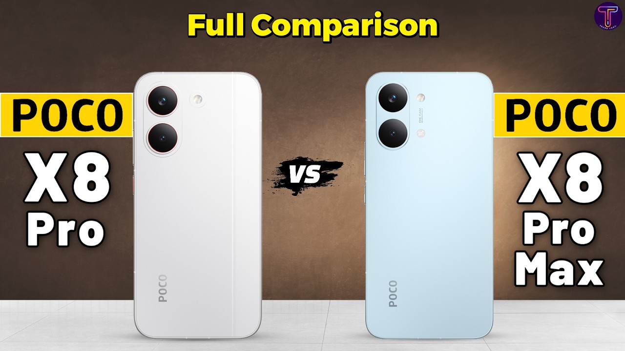 POCO X8 Pro vs POCO X8 Pro Max : Full Comparison 😮❓