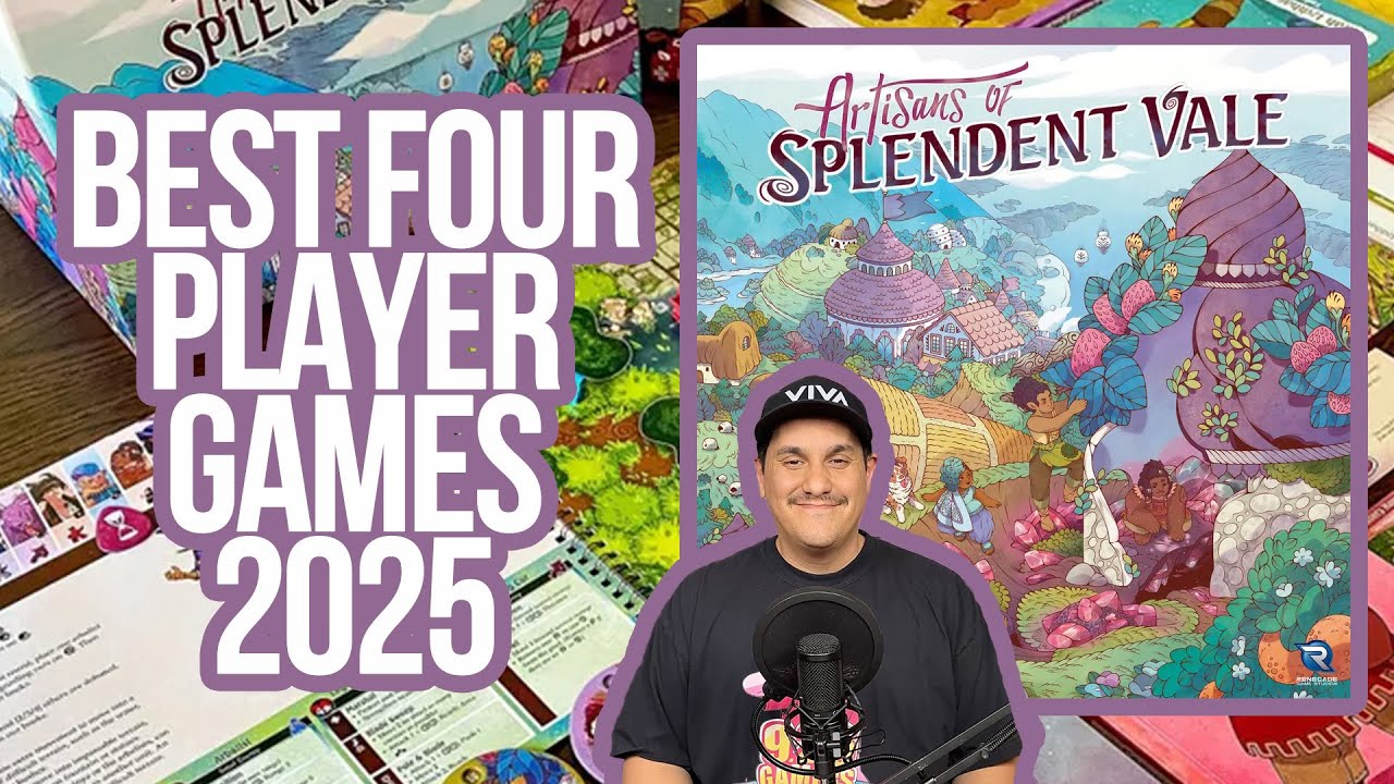 The Best 4 Player Board Games of All Time 2025 | Games for the perfect player count!!!