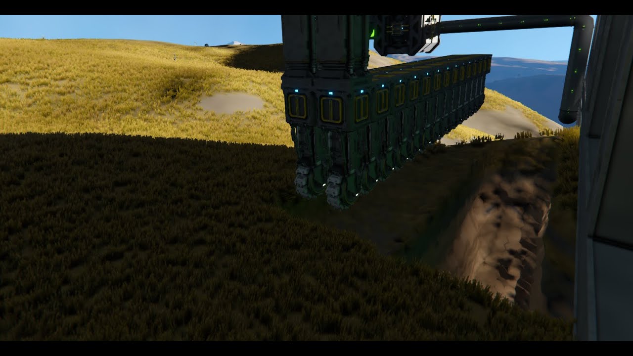 Space engineers building a large hanger Ep 1
