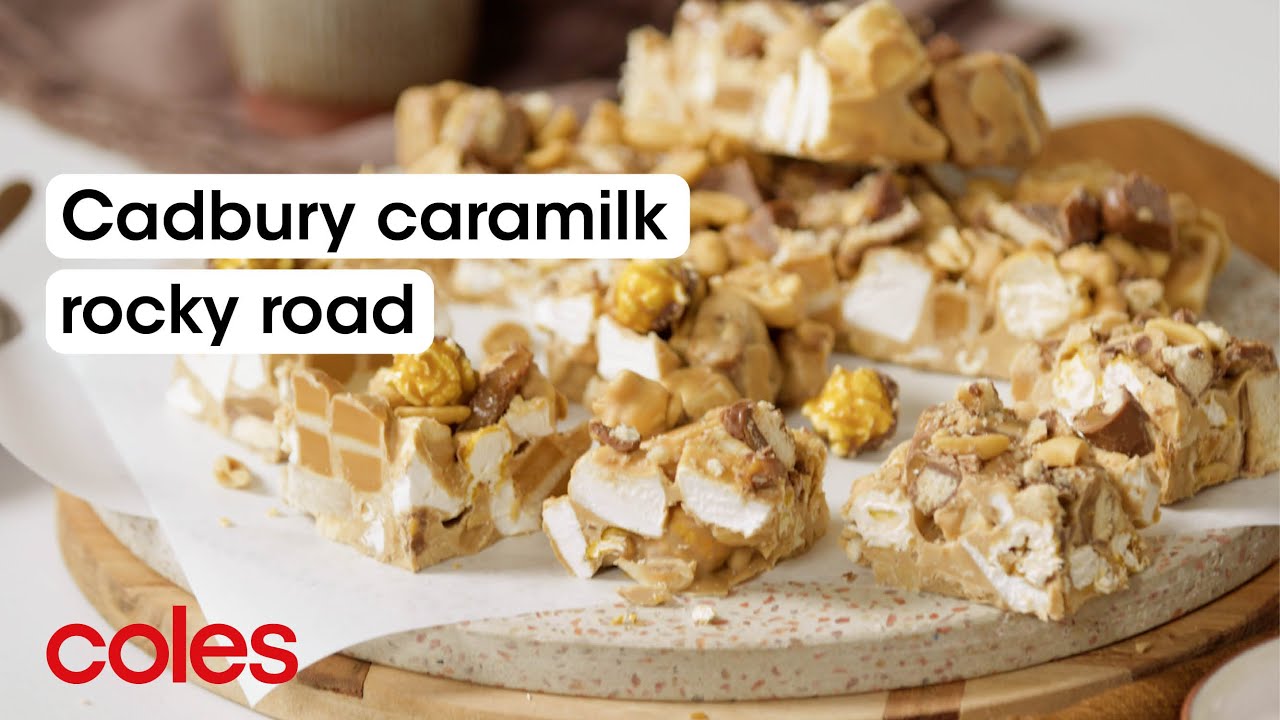 Caramilk rocky road