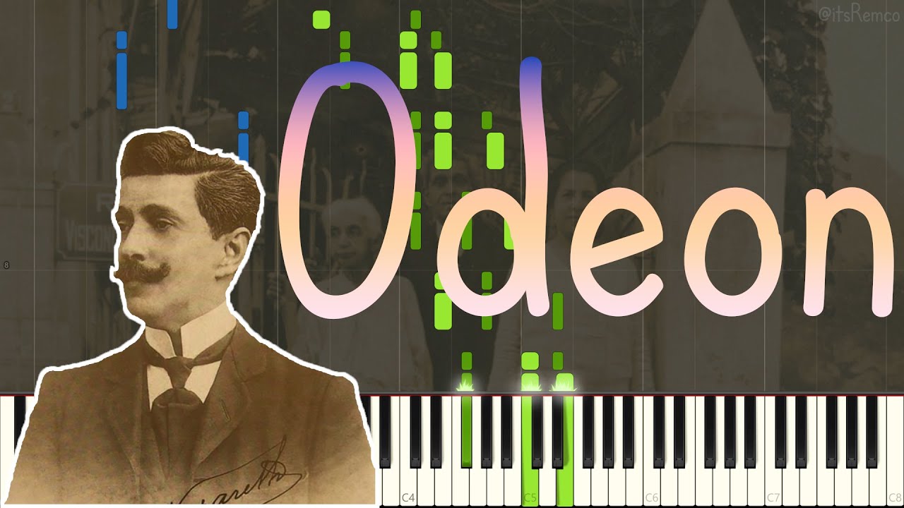 Ernesto Nazareth - Odeon 1910 (Brazilian Tango/Choro Piano Synthesia)