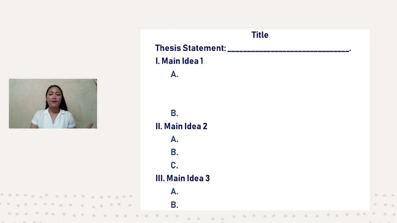 EAPP | Lesson 6: Outlining