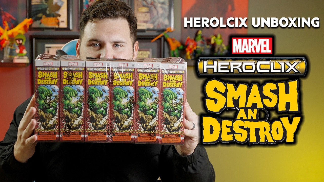 💥 UNBOXING HULK in the NEW Heroclix Set Smash and Destroy 💥
