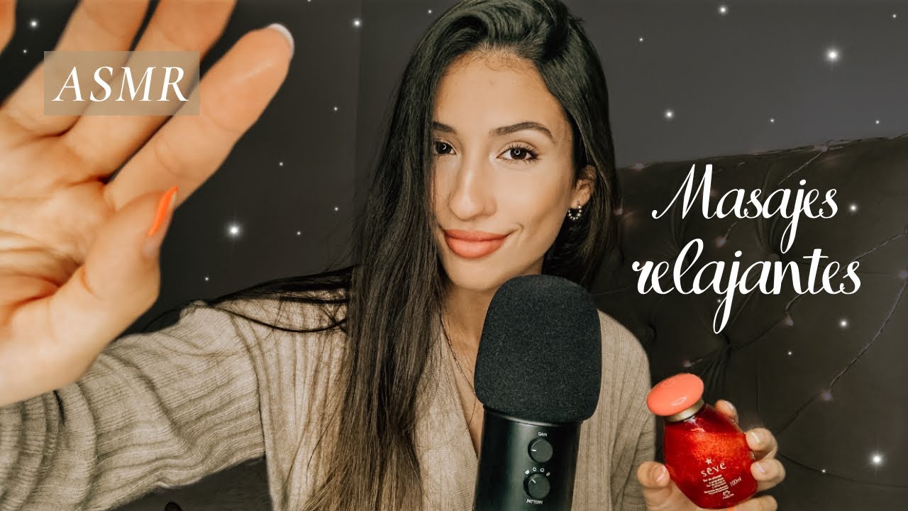ASMR español - MASAJE FACIAL relajante | Visual