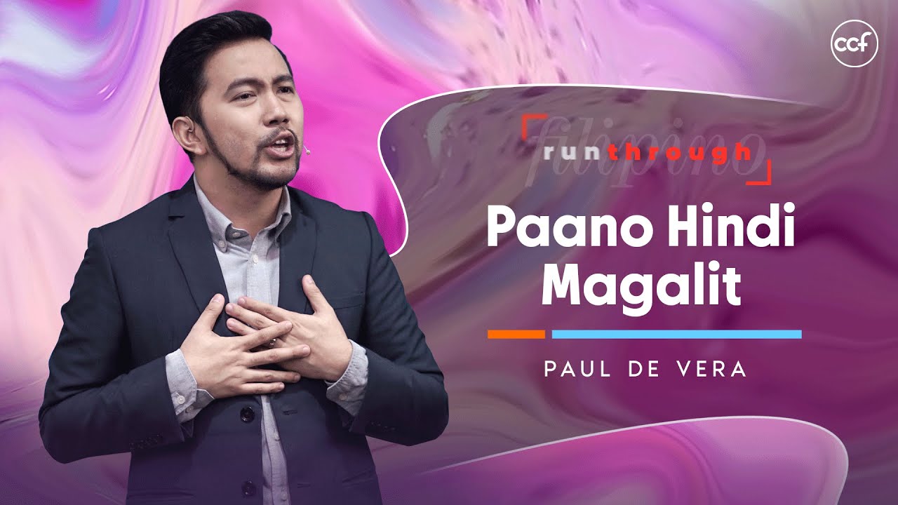 Conquering Anger | Paul De Vera | Run Through