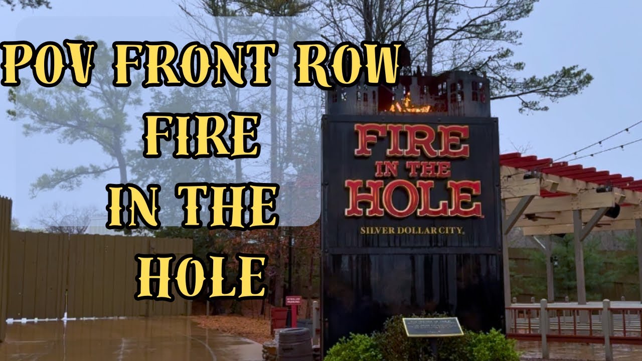 POV- Front Row Fire in the Hole - Silver Dollar City