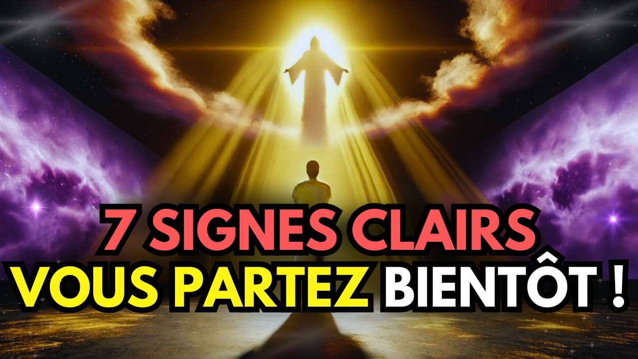 ÉLUS : 7 SIGNES QUE VOUS ÊTES SUR LE POINT DE QUITTER CE MONDE BIENTÔT !