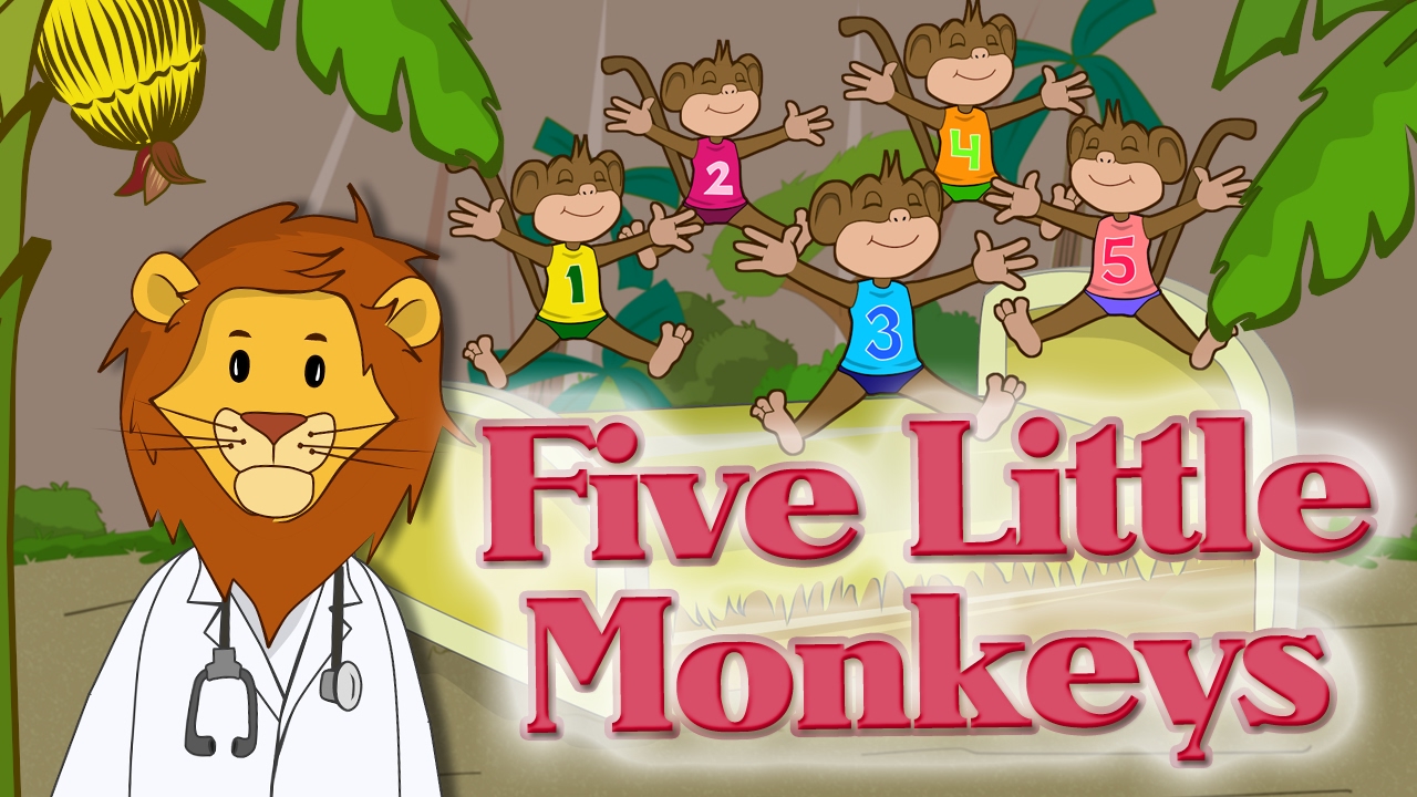5 Little Monkeys Jumping on the Bed | Fun Nursery Rhyme for Kids | Sing-Along Adventure!