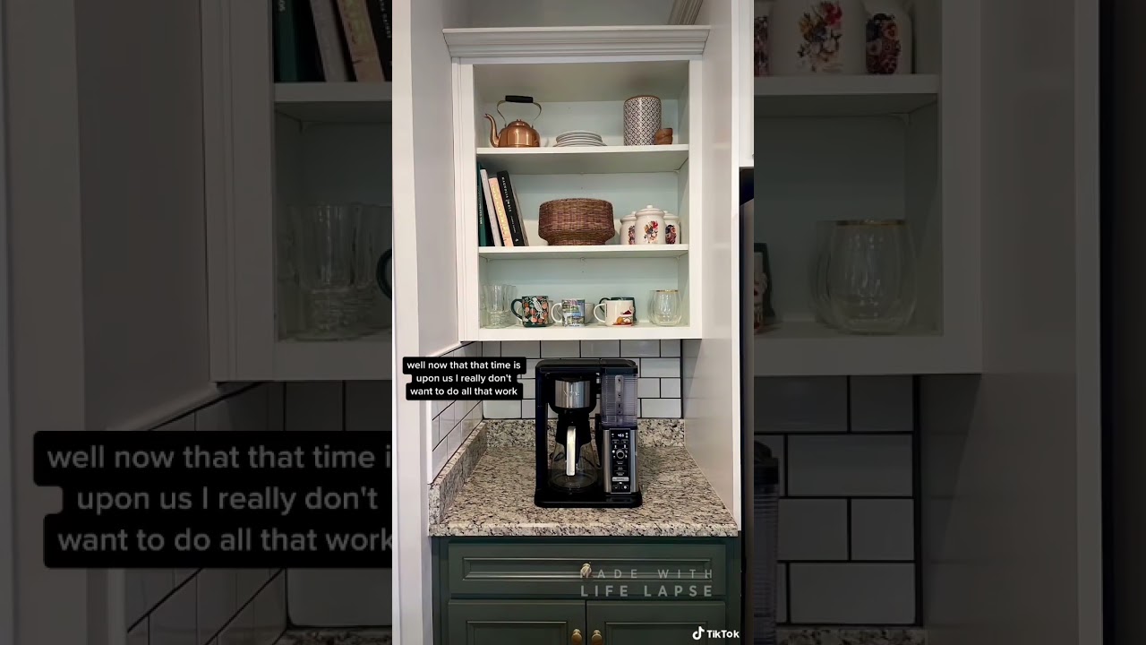 Watch before you try open shelving! #shorts