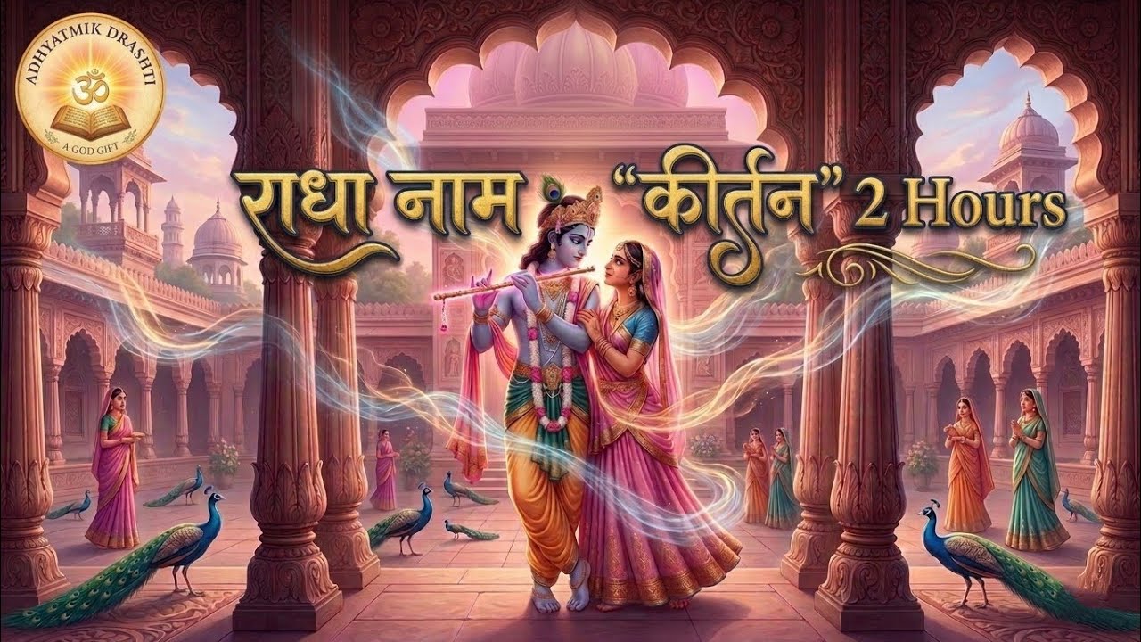 2 Hours Radha Naam Kirtan 🌸 राधे राधे जपो | Peaceful Krishna Bhajan | Meditation Kirtan