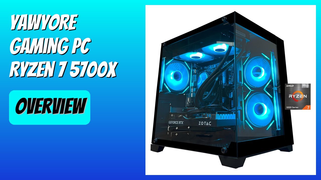 REVIEW (2026): YAWYORE Gaming PC Ryzen 7 5700X. Features