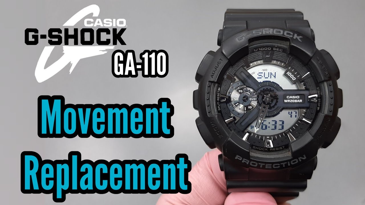 How To Change G-Shock GA-110 Watch Movement | Watch Repair Channel | SolimBD | G-Shock