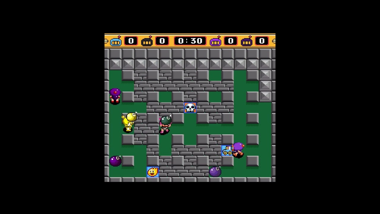 Bomb Bounce Manipulation #retrogaming #gaming #snes #superbomberman2 #bomberman