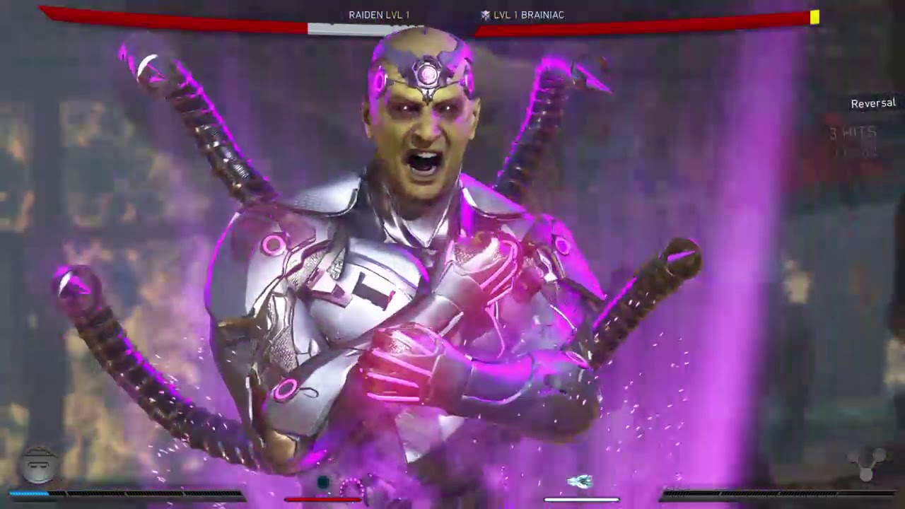 Injustice 2 Raiden vs Brainiac