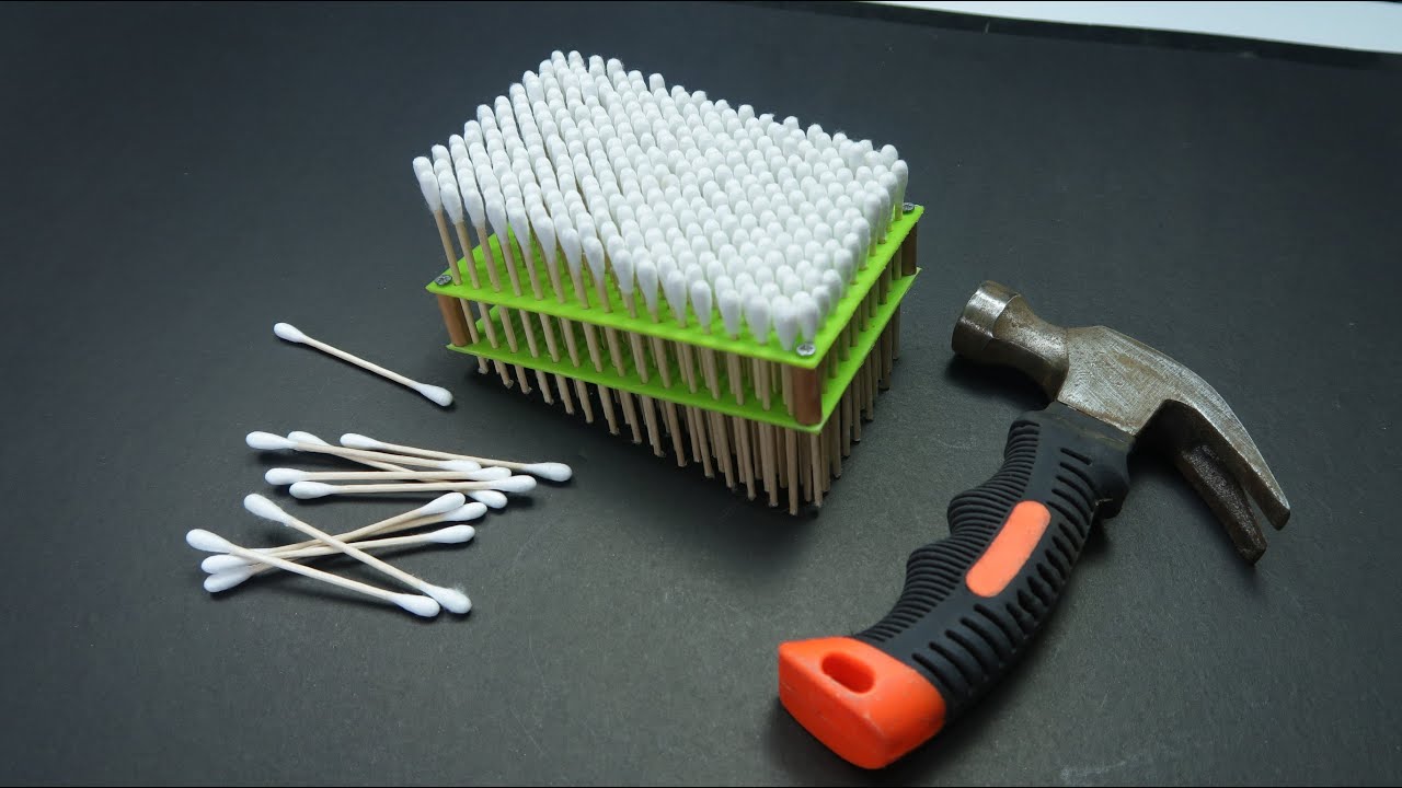 MY MOM IS AMAZED WHEN I TURNED HER COTTON BUDS INTO THIS - DIY Tutorial