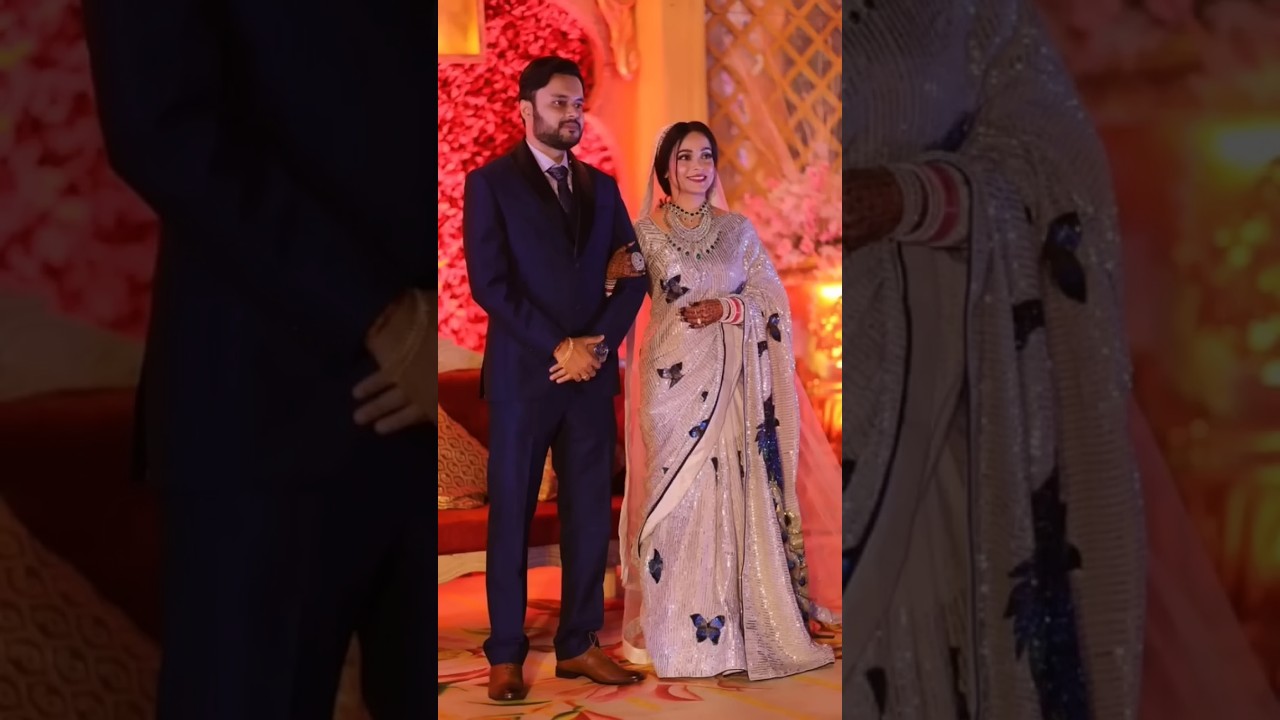 Beautiful couples reception outfits designs 🥰Gorgeous wedding reception dresses designs for couples🤩
