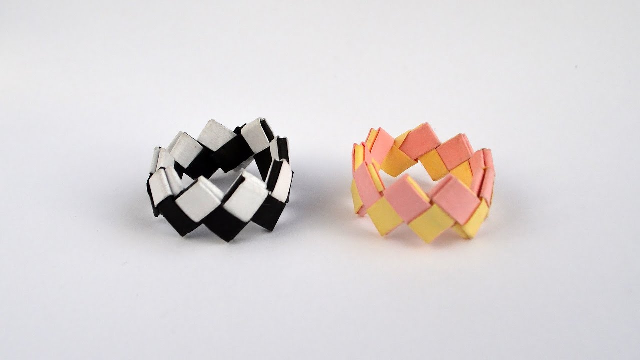 Easy Modular PAPER RING | Origami Tutorial DIY by ColorMania
