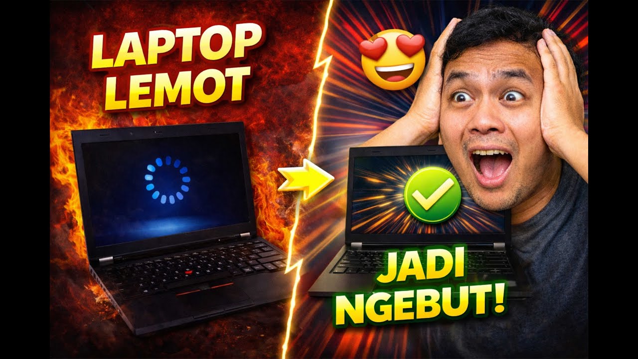 Laptop Lemot Jadi Ngebut! Cara Mempercepat Laptop Windows (update 2026)