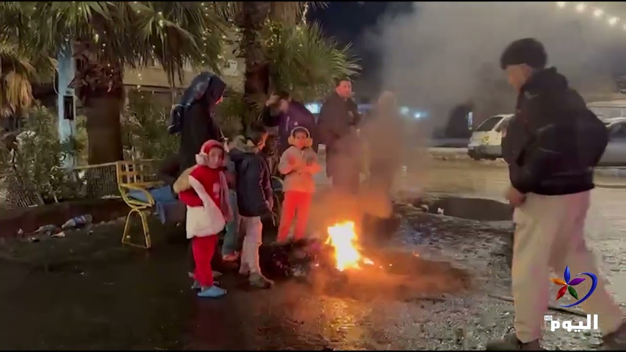 هدوء ليلي في مدينة عامودا شمال شرقي سوريا
