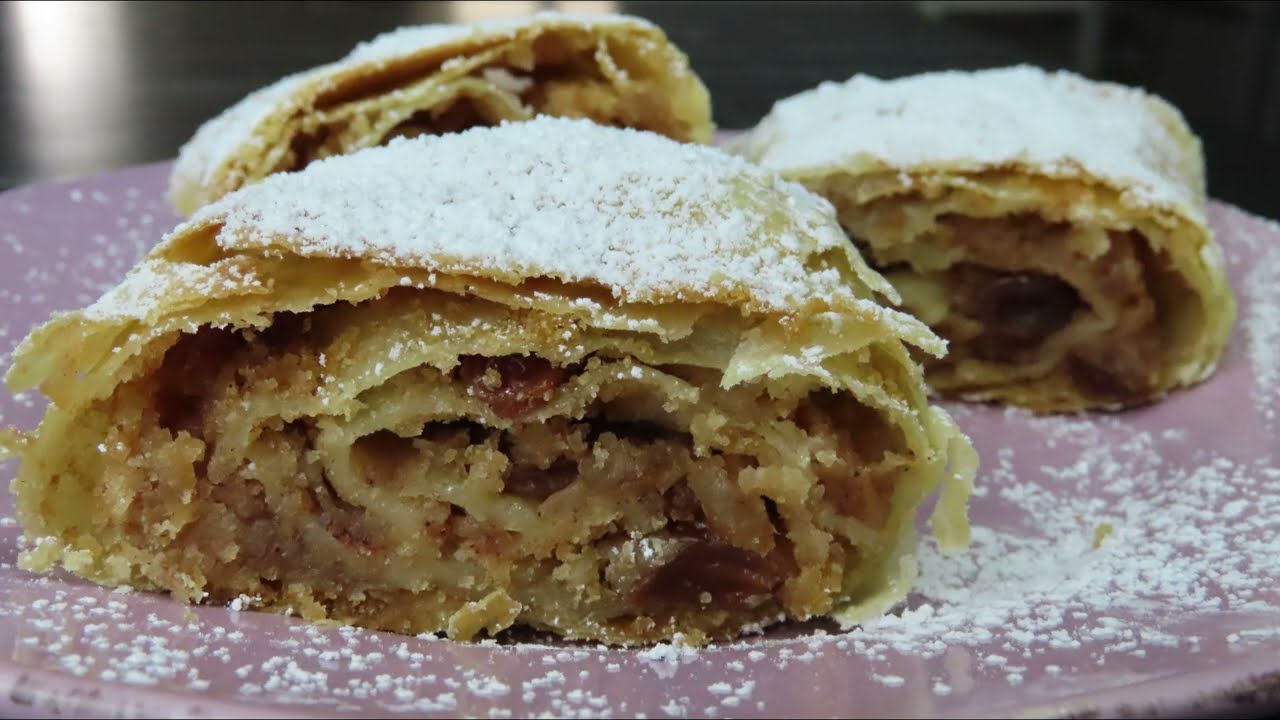 Как приготовить вкуснейший яблочный штрудель — рецепт!