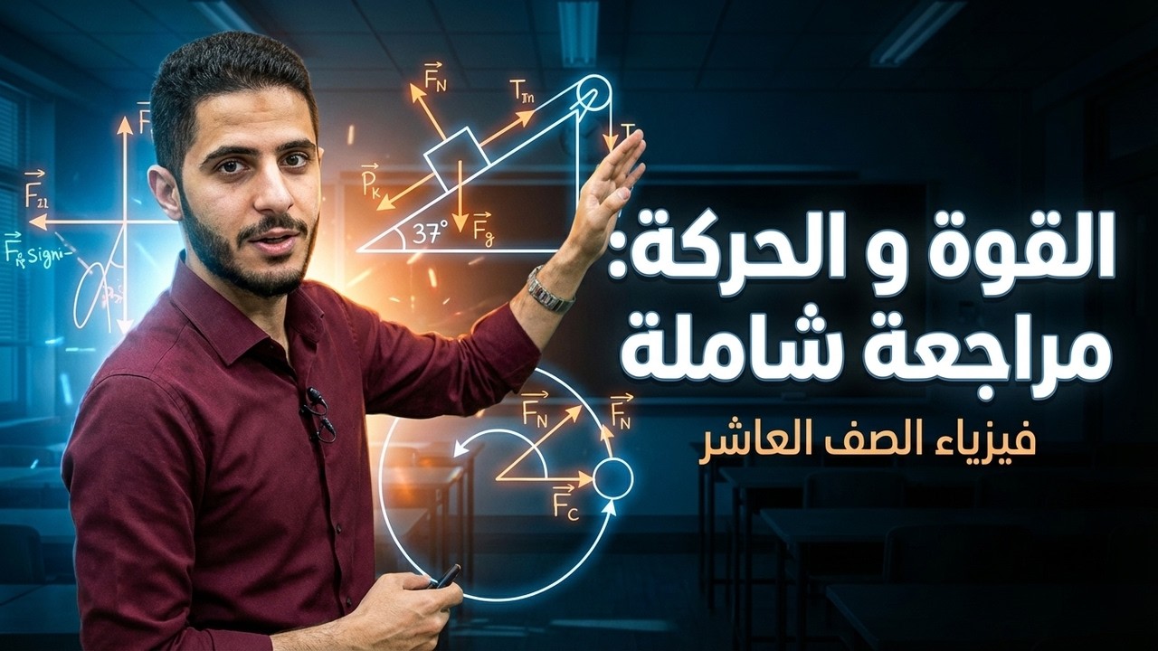 مراجعة الوحدة الاولى | القوة والحركة فيزياء الصف العاشر