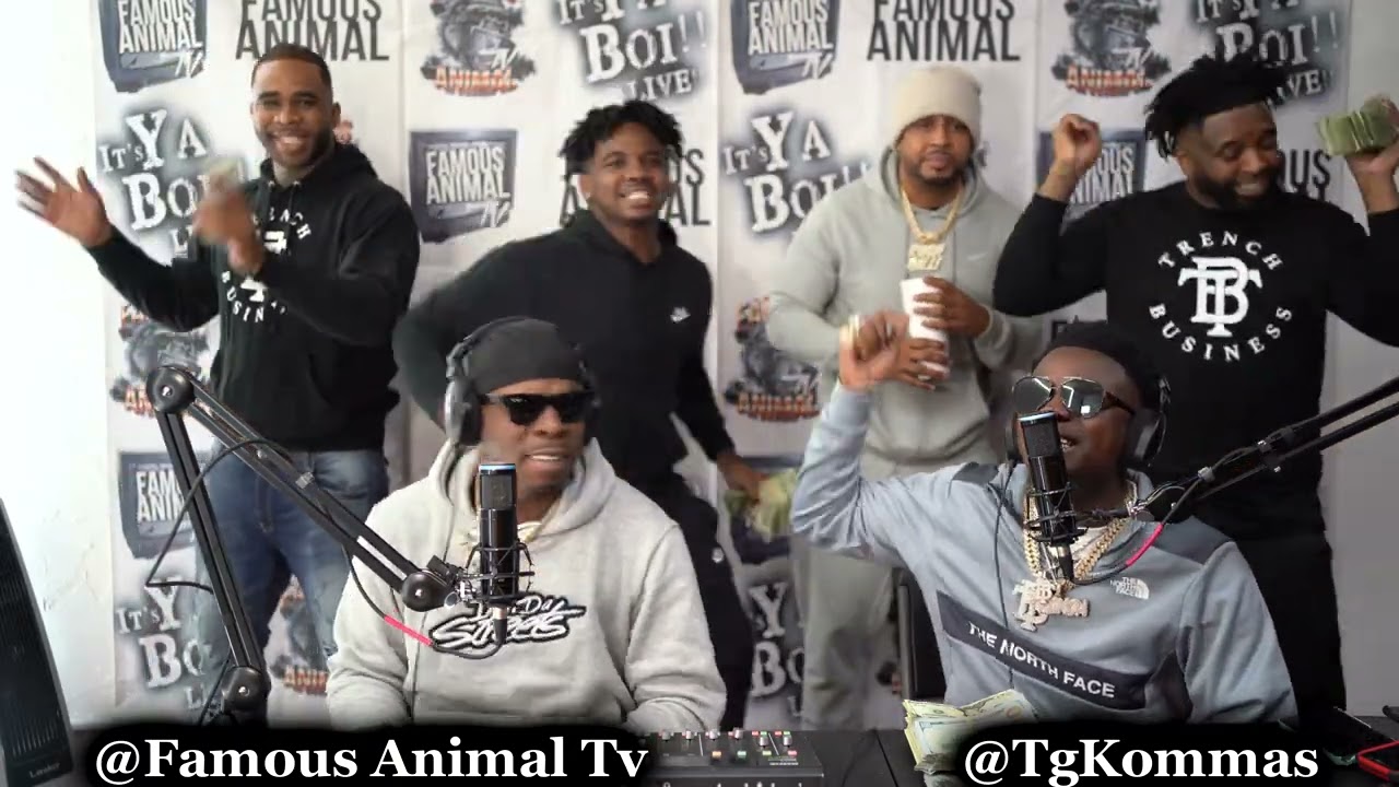 Луизианский рэпер Tg Kommas заглянул на известный телеканал Animal TV и выдал крутой фристайл.