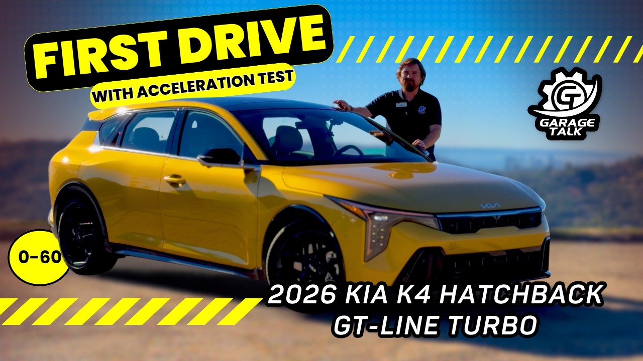 2026 Kia K4 Hatchback GT-Line Turbo // First Drive