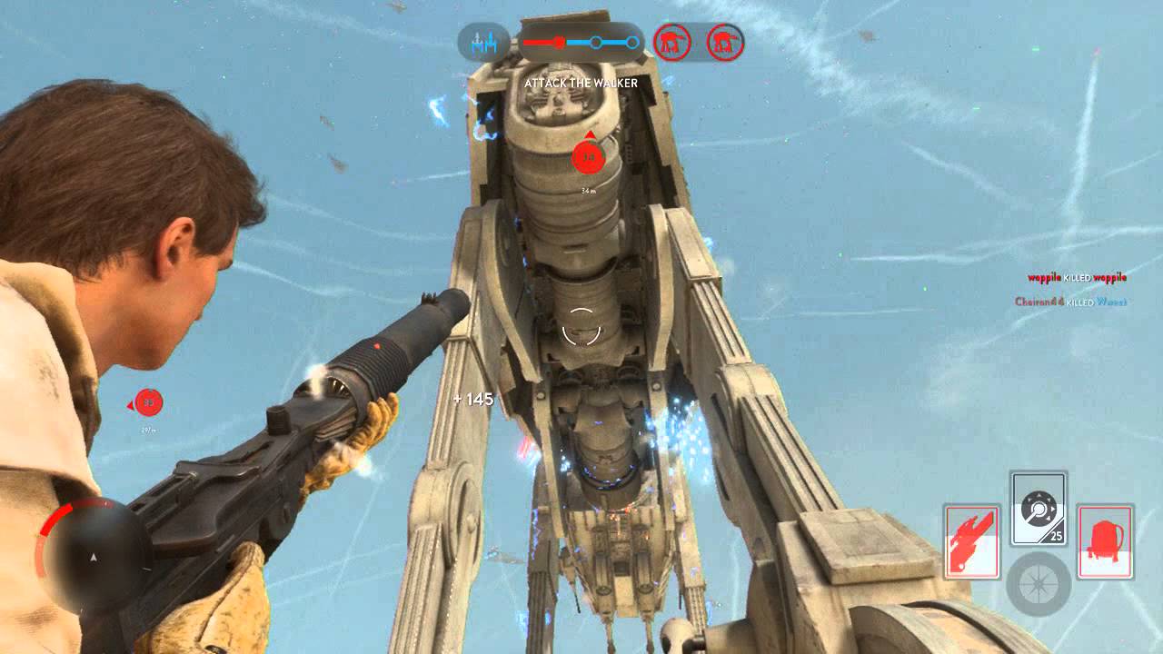 Битва за Джакку | Star Wars Battlefront DLC1 | Геймплей режима &laquo;Атака шагоходов&raquo;
