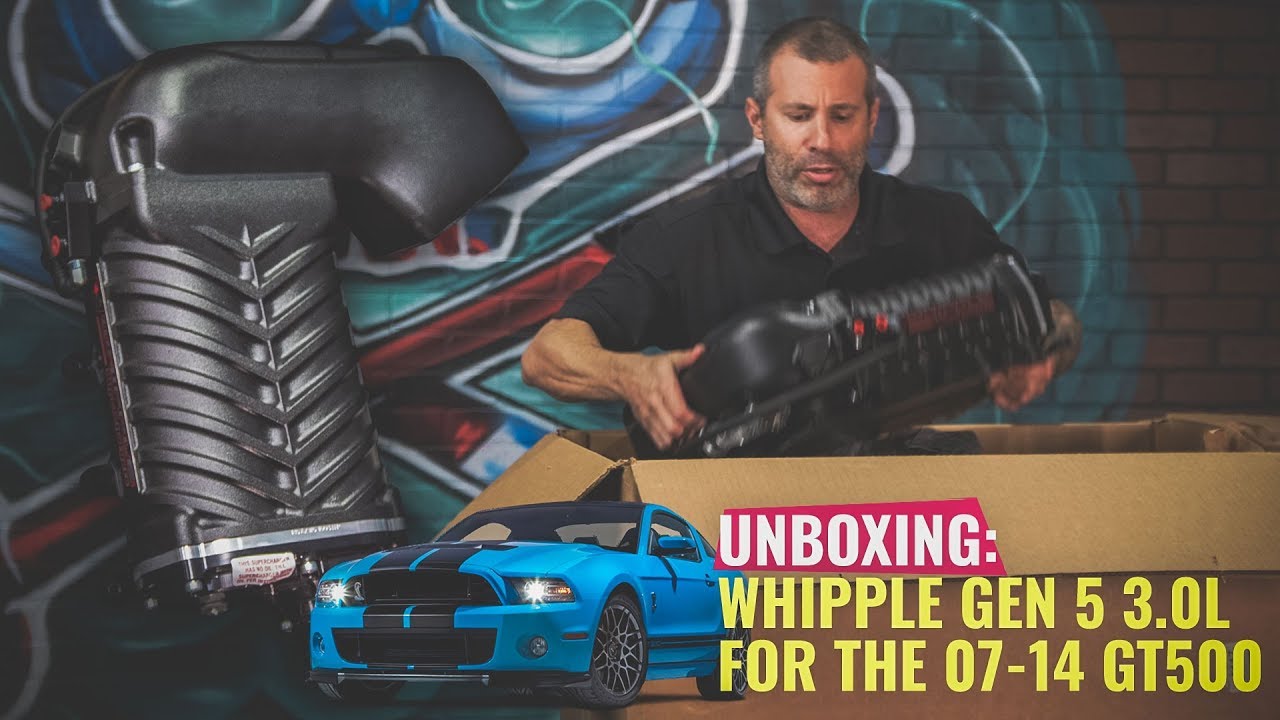 Unboxing the new Gen 5 3.0L Whipple Supercharger for the 2007-2014 Shelby GT500