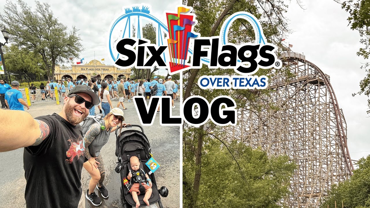 Six Flags Over Texas Vlog - April 2025