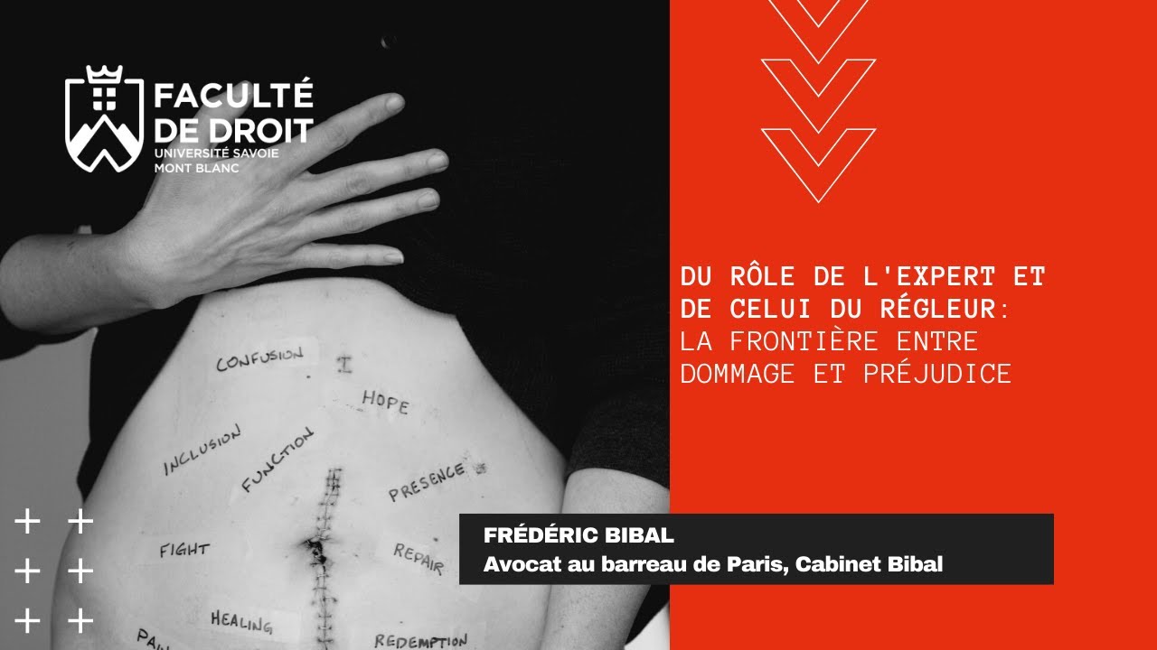 F  Bibal, Du rôle de l'expert et de celui du régleur