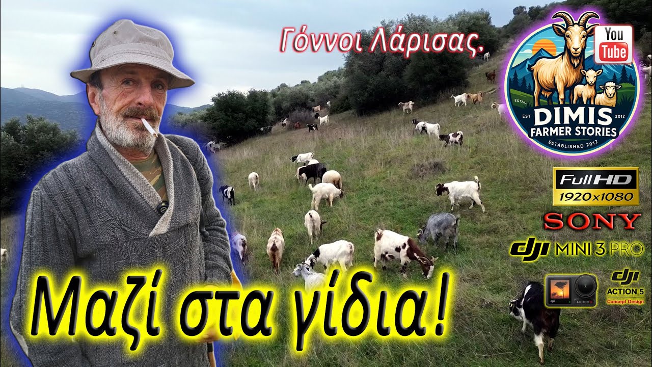 Μαζί στα γίδια! Χρήστος Καρπούζας - Γόννοι Λάρισας.