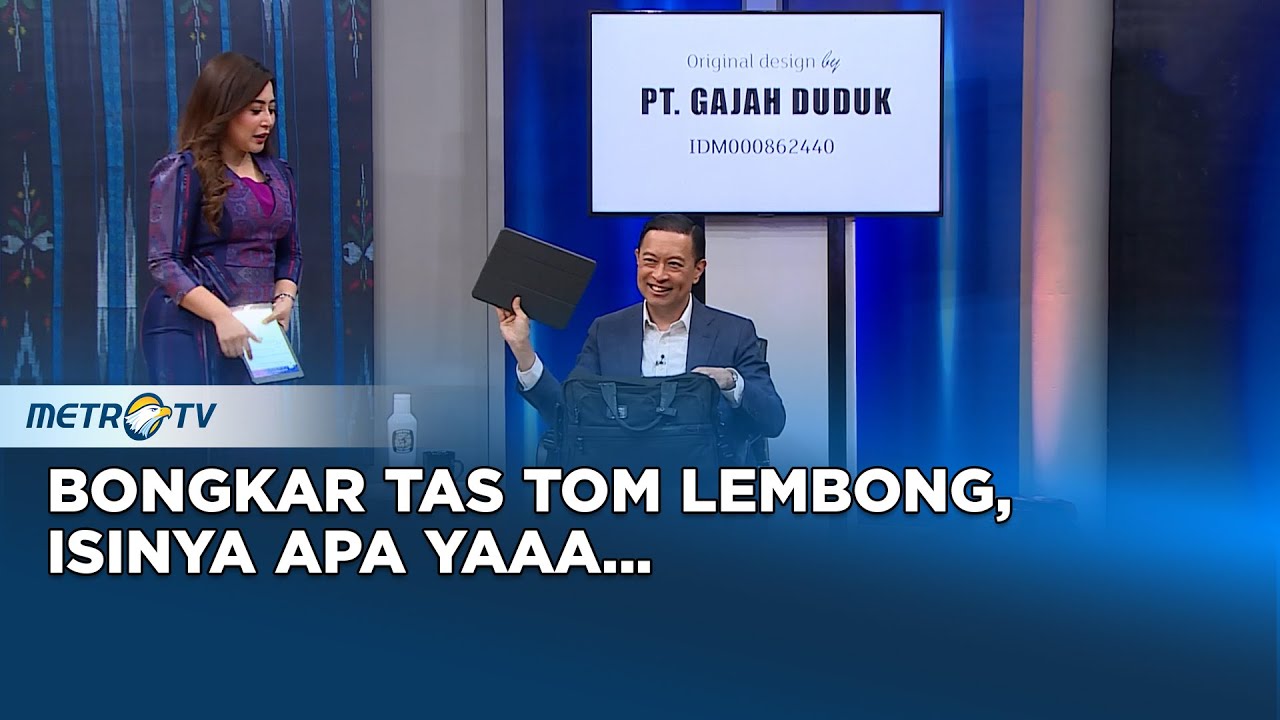 Tom Lembong Selalu Bawa Tas, Isinya Apa Yaaa    #QNA