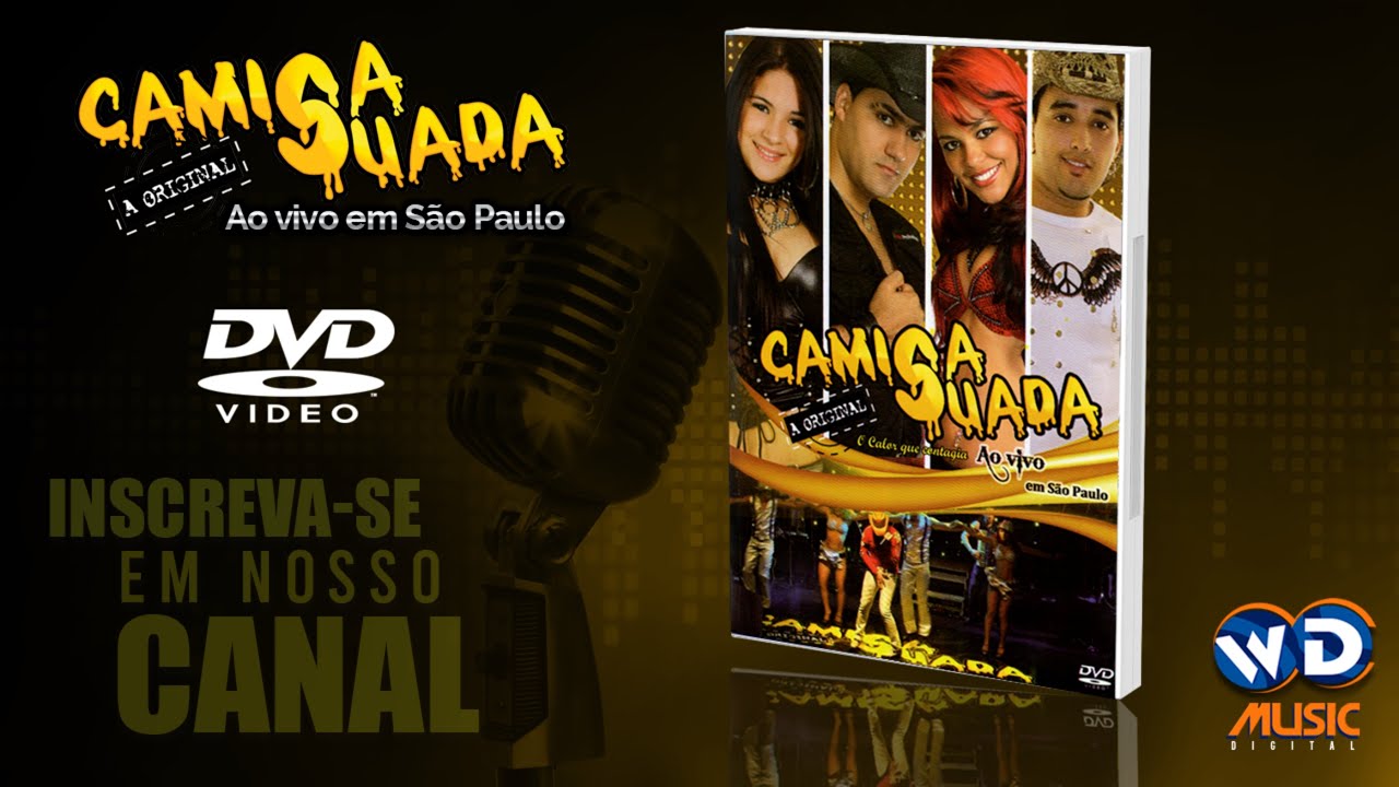 DVD camisa suada - Ao vivo em São Paulo