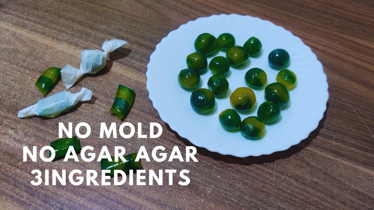 Homemade Hard Candy Recipe | Cute Sugar Candy Recipe | No Carn Syrup No Mold |
