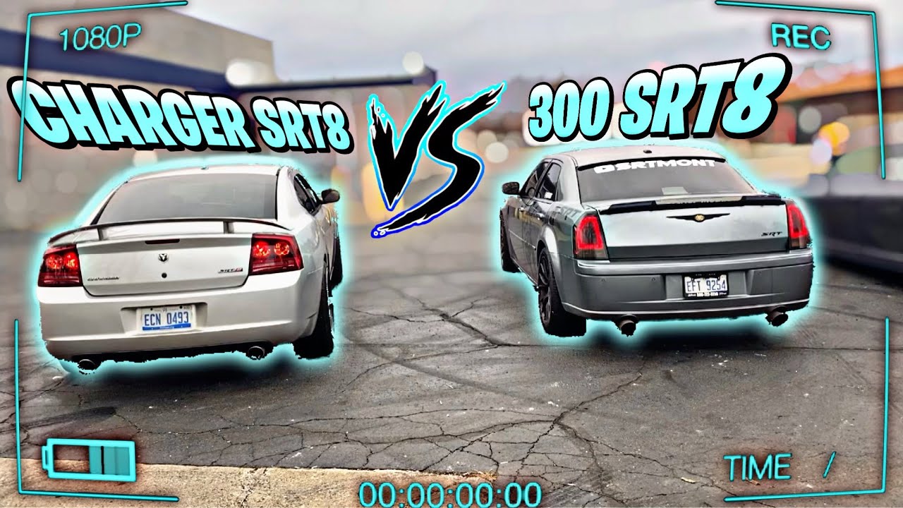 Dodge Charger SRT8 vs Chrysler 300 SRT8 (MUST WATCH 🤯)