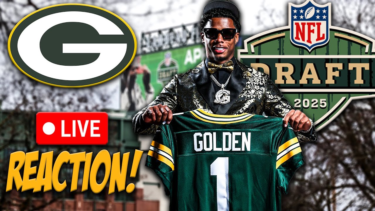 Packers Fan LIVE Reaction to the Packers Selecting WR Matthew Golden in RD1!!!